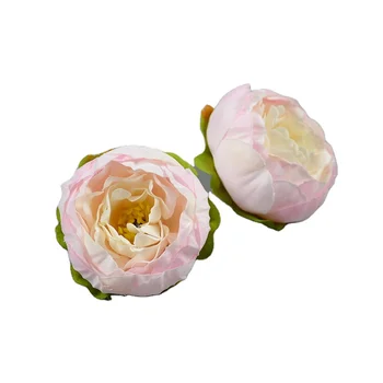 Wholesale Price DIY Artificial Peony Flower Silk Large Rose Heads For Wedding Wall  Table Centerpiece Decoration