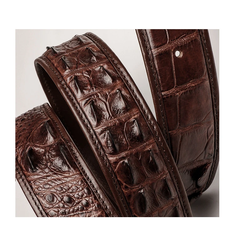 Alligator Leather Man Belts - High Quality Designer Belts display picture 1