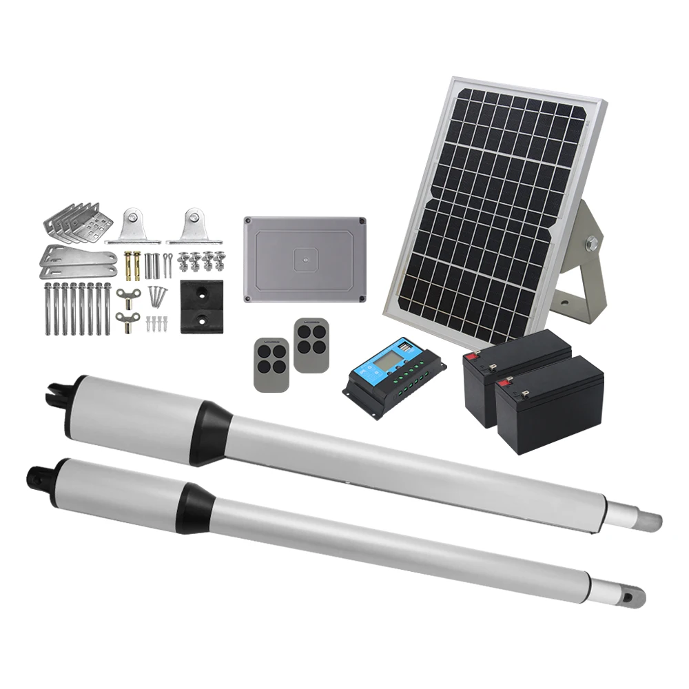 Security Solar Automatic Gate Opener With Keypad Solar Power Operated