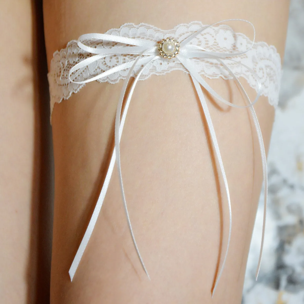 Stretched Sexy Embroidery Garters Women Thigh Bands Leg Ring Stockings Lace  Gothic Wedding Dress Cosplay Bridal Leg Garters Belt