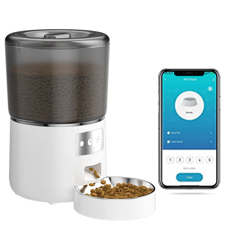 Automatic Pet Feeder For Cats Dogs Remote Control With Tuya App