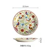 Mandarin ducks in harmonious melody-88-inch plate