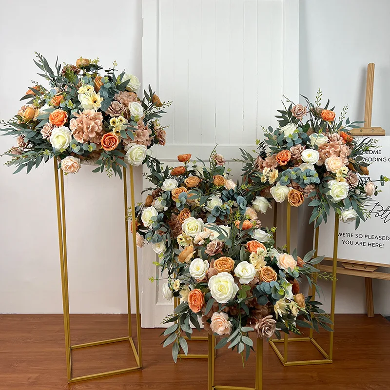Oem Wedding Flower Ball Arrangement Handmade Wedding Centerpiece