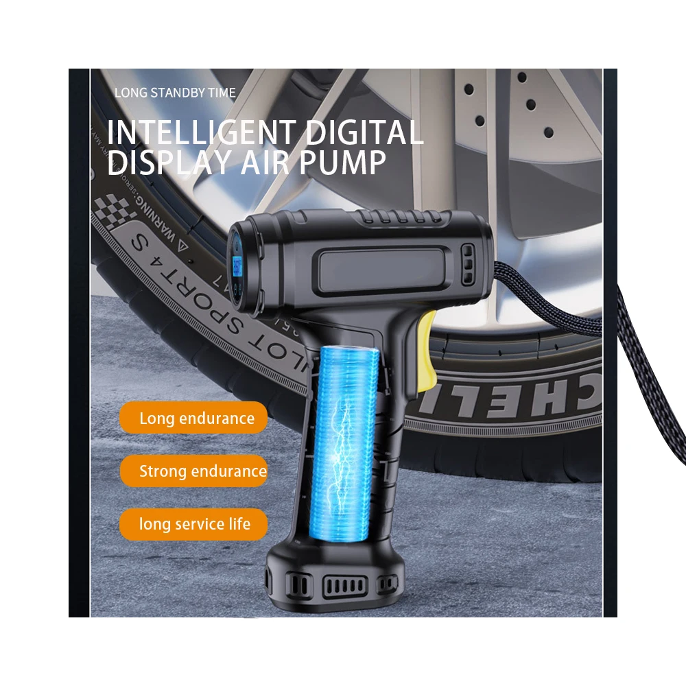 DC12V Charging Tyre Inflators Car Handheld Intelligent Digital Display Home Car Electric Portable Car Air Pump Tire Inflator - view 5