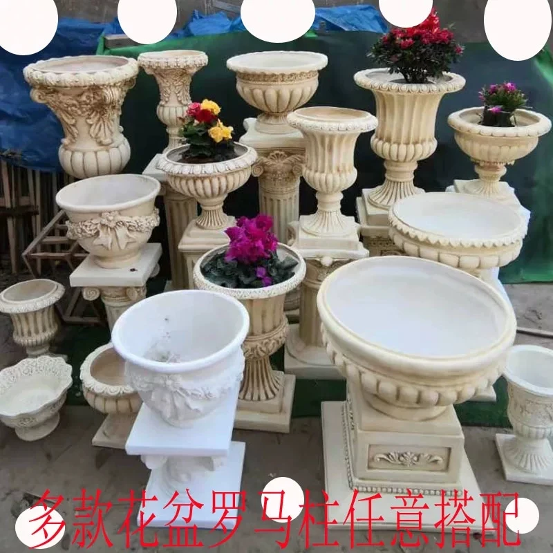 Various Designs Hot Sale Small Silicone Concrete Flower Pot Molds For ...