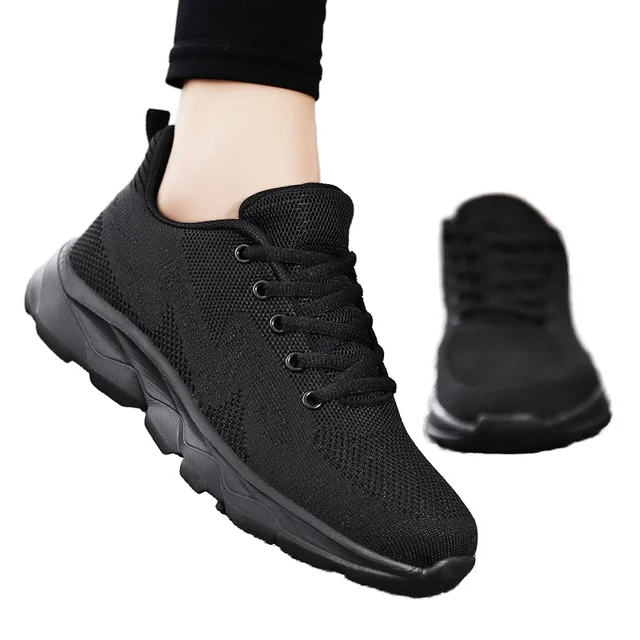 Women's Lightweight Spring Athletic Sneakers Road Running Minimal Mesh Fabric Breathable Summer Low-Top Lace Sport Trail Carbon