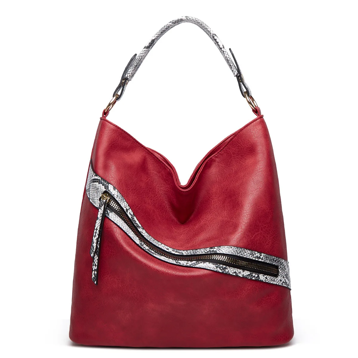 Wholesale Lady Tote Bag - Large Capacity Faux Leather Hobo