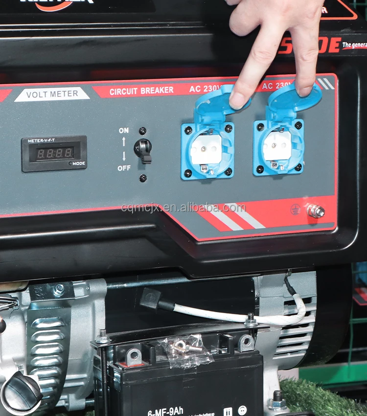 Engine 5kw 6.5kw 8kw 8kva 10kw 10kva 8500w Power 220v/380v 3 Phase Recoil / Electric Gasoline Petrol Genset Power AC Generator details