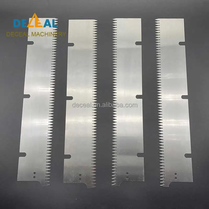 Customization Available Zig Zag Packaging Machine Blade for Cutting Plastic Bag Film
