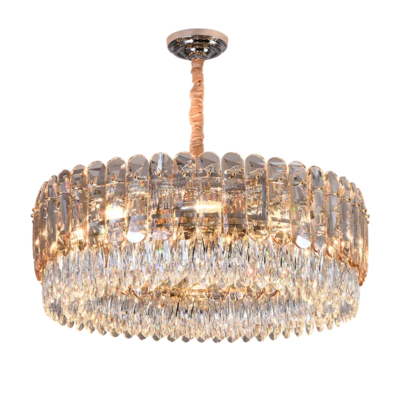 Candelabros de lujo LED modernos comedor K9 candelabros de cristal candelabro barroco de cristal