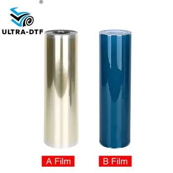 By Sea High Tack PET Liner for AB Film Label Making 15 Rolls 12inch X 100m UV DTF Transfer UV Printing Film New Arrival