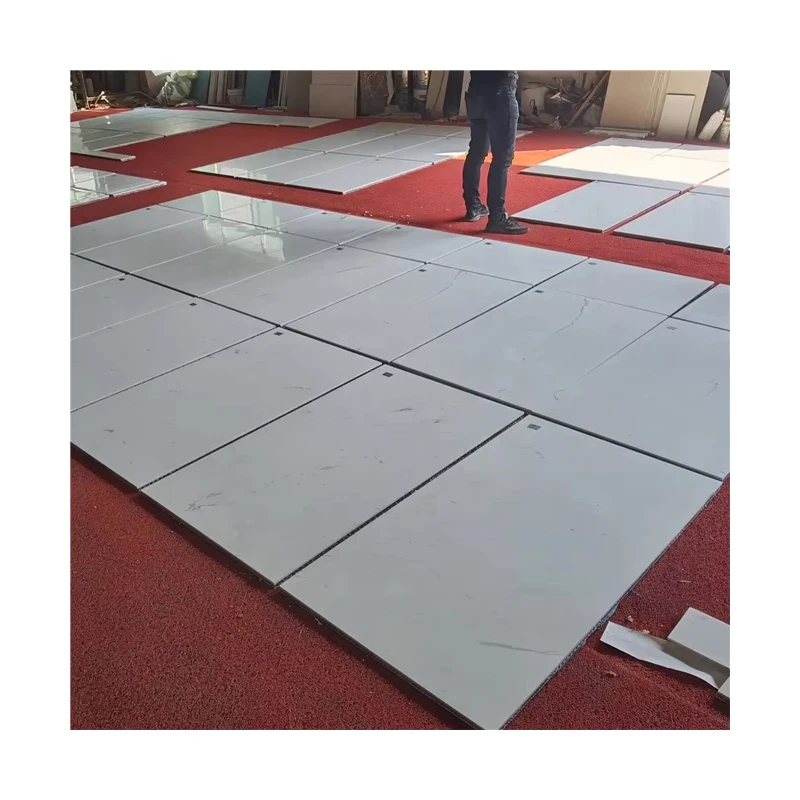 White Marble Composite Tile  Alucobond 10mm Aluminum Composite Panel for Flooring