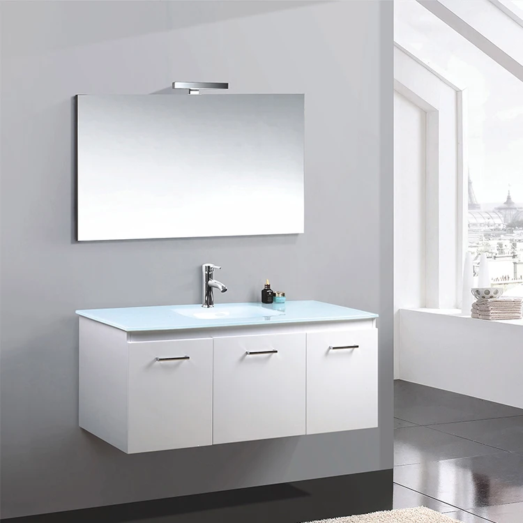 Fame Bathroom Cabinet With Beautiful Tempered Glass Top Buy Furniture Bathroom Vanities Bathroom Cabinet 48inch Hotel Bathroom Vanity Product On Alibaba Com