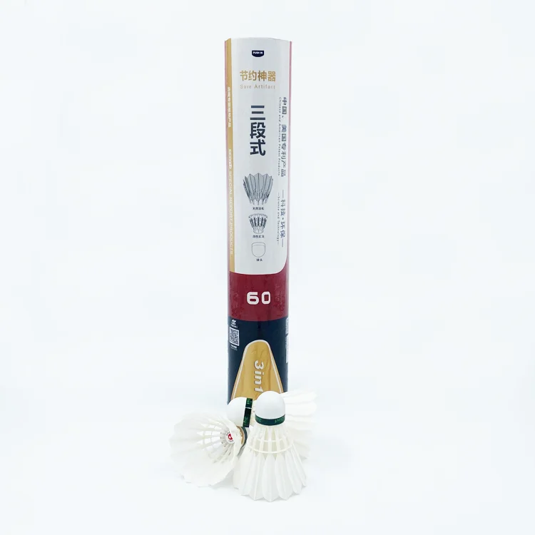 Dmantis Brand Groothandel 3in1 Super Duck Feather Pluimbal Shuttlecock vir opleiding en kompetisie