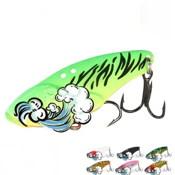 Custom Metal Vib Dragon Tooth Luya Artificial Hard Bait Lure Fishing Gear for Far Cast with Hooks Wholesale – Metal Jig – view 2