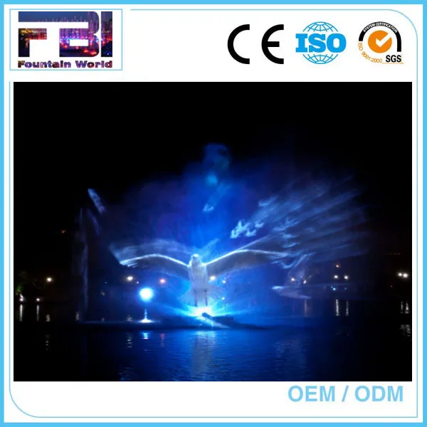 Cascade Nozzles for Water Projection Screen Outdoor Large Size Water Screen Movie Show Fountains Project