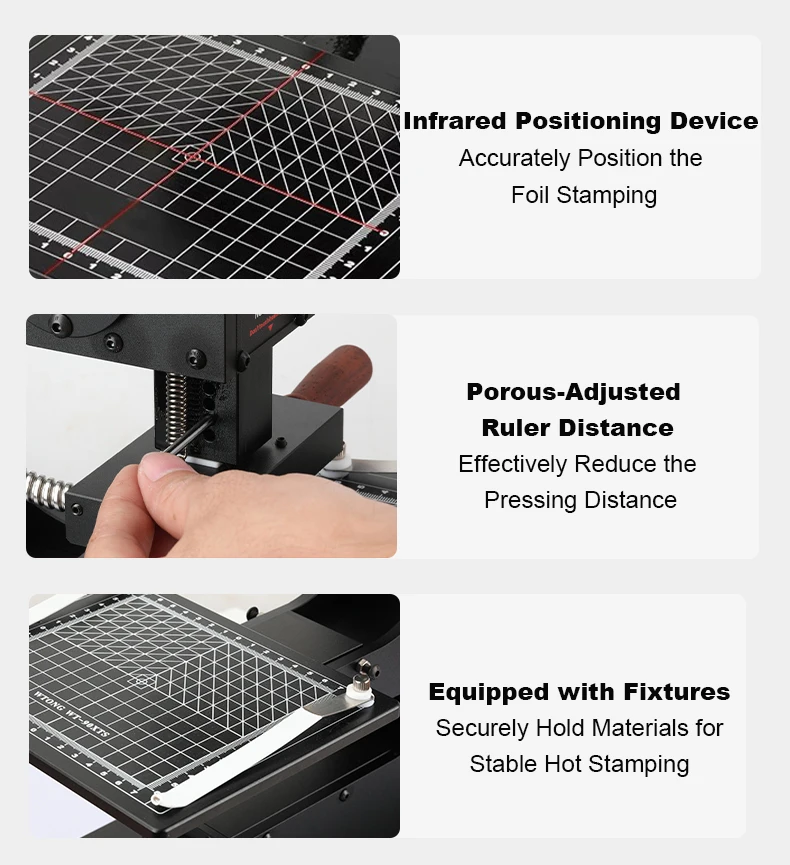 Pushpull Workbench Stamping Machine Digital Heat Press Leather Bronzed