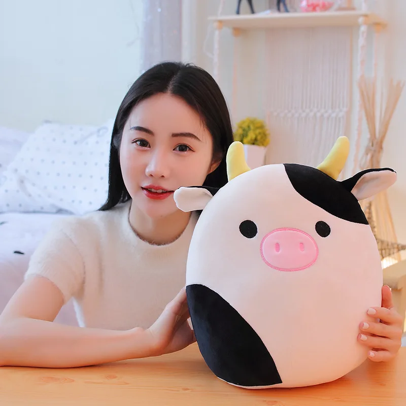 Custom High Quality Cartoon Rainbow Unicorn Cow Cute Kawaii Stuffed