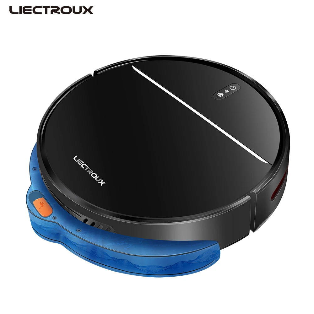 LIECTROUX M2 Robot Vacuum Cleaner Wet and Dry Vacuum Cleaner Home Sweeping and Mopping