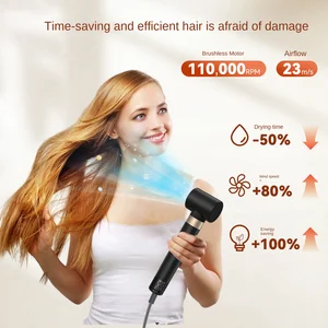 Eight-One High-Speed USB Hair Dryer Brushless Automatic Curling Hair Rod Five-One Hot Air Comb South American Explosion-Proof