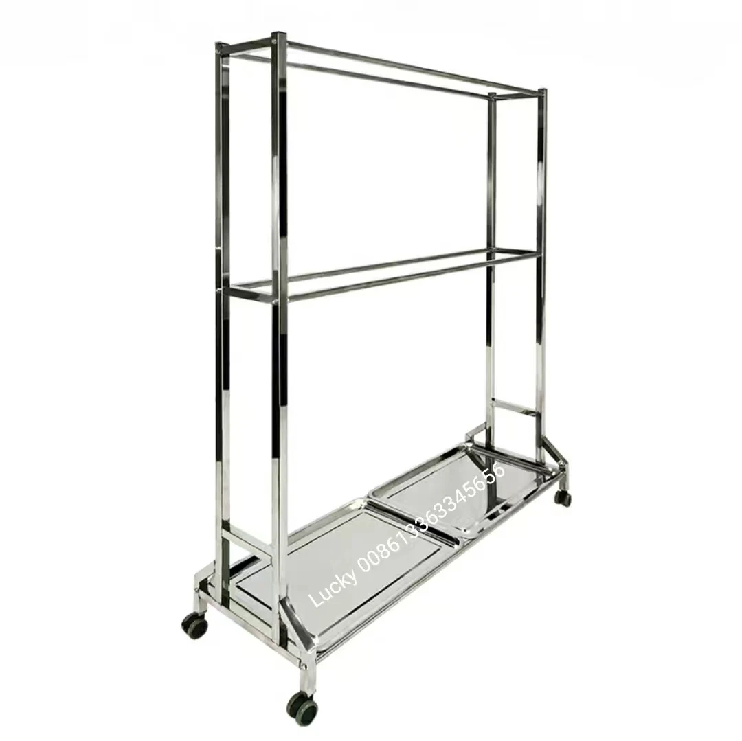 Custom Made Multiple Tiers Bun Pan Tray Bread Oven Cart Rack, Storage Kitchen Food Cart Rack for Catering, Steel Cooling Trolley