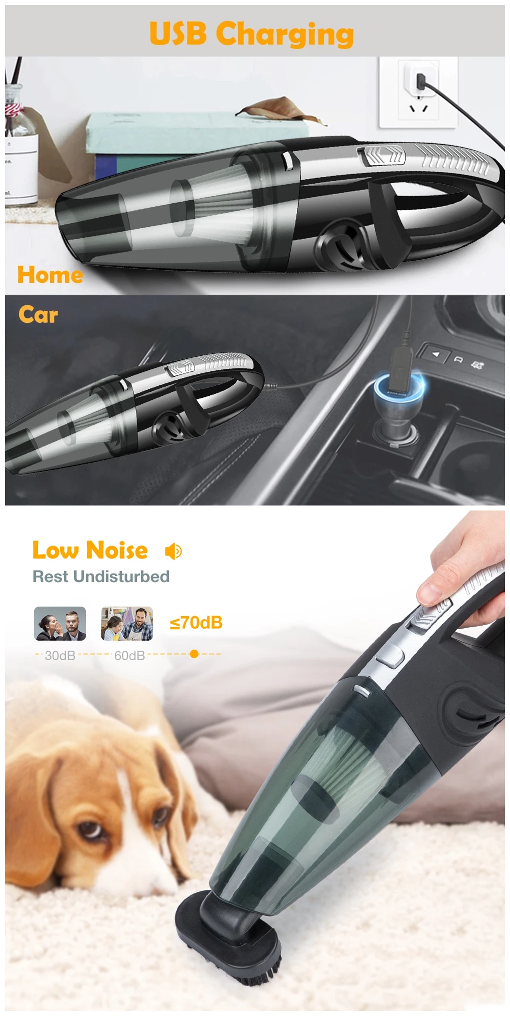 Factory Direct Sales Of Thisworx Car Vacuum Cleaner Wireless Mini Portable Car And Home Vacuum