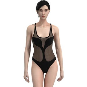 Women's Sexy Silicone Bodysuit Short Crossdresser Jumpsuit & Playsuit Bodysuit for Better Visibility