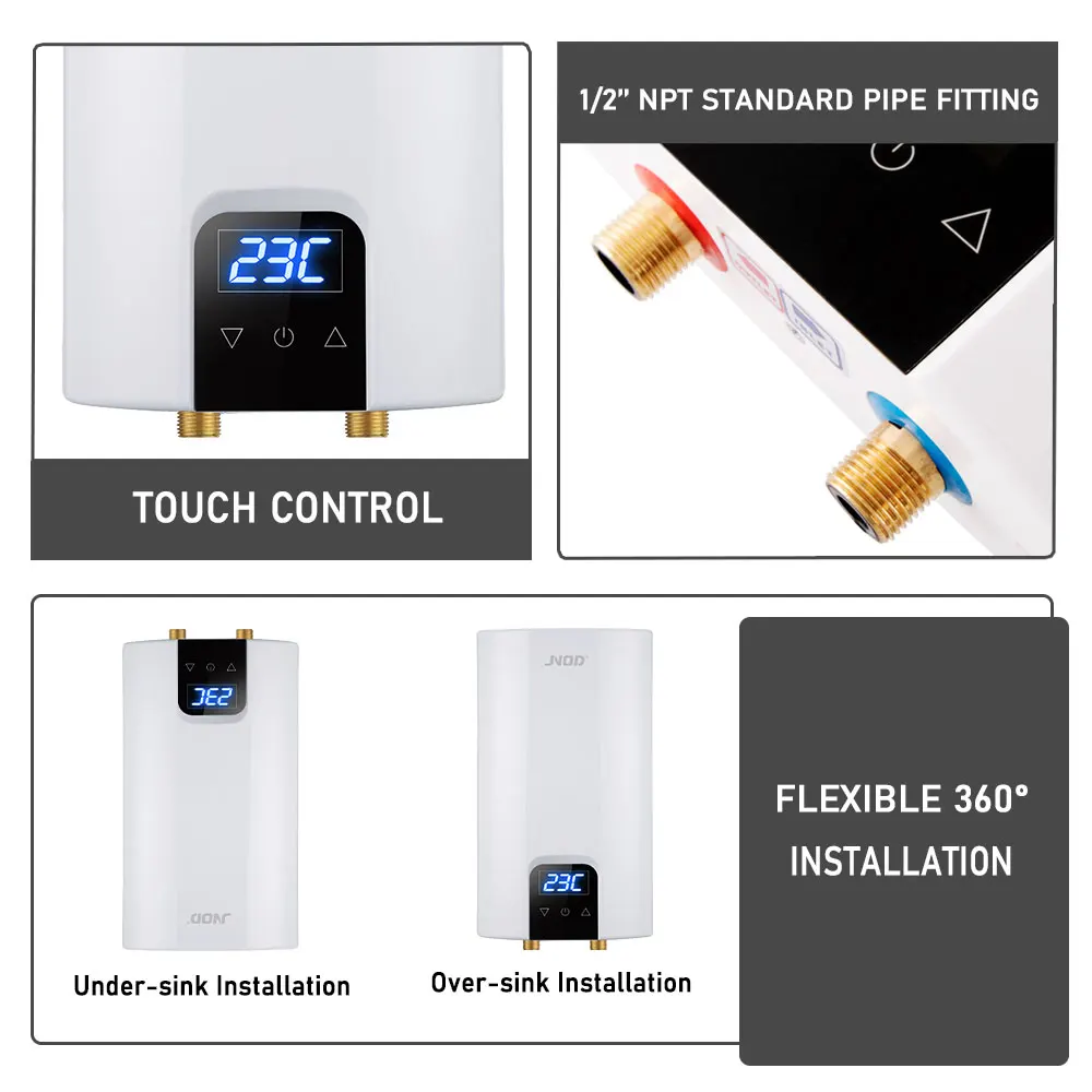 Amazon Instant Hot Water Heater For Shower Tankless Water Heater