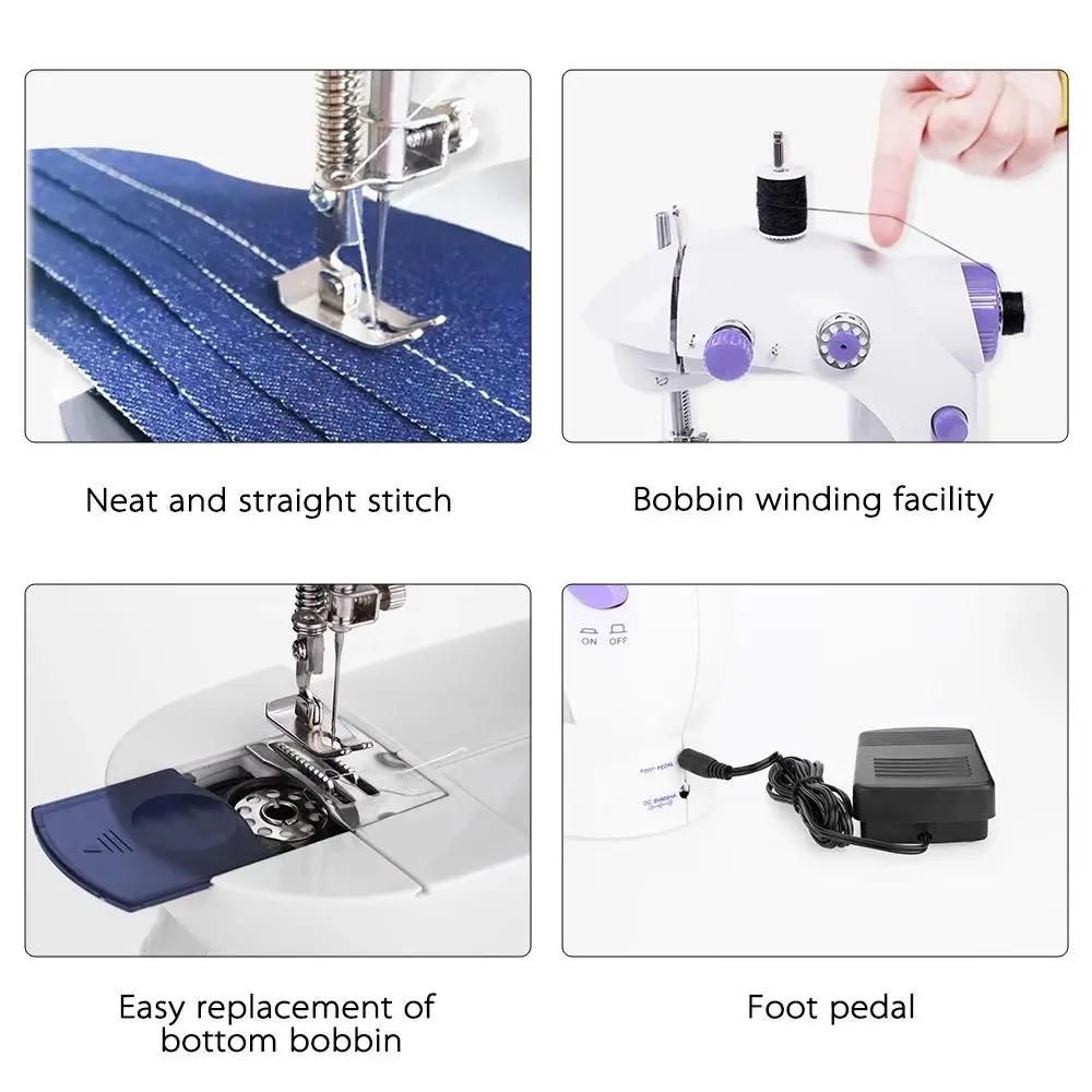 Wholesale Handheld Mini Sewing Machine Mini Size Convenient Multi