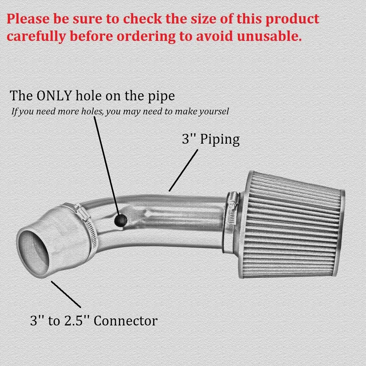 thumbnail interactive-video image 1 of Boost Power With A Precision Auto Labs Red Cold Air Intake Kit – 3" Pipe 1 of 5