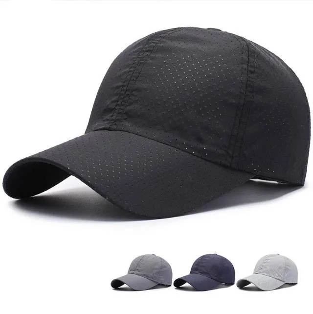 Cappello Sport All'aperto Cappello Da Baseball Ricamato Regolabile - Traspirante, Anti-UV, Per Famiglia, Viaggi, Sport All'aperto Cappello Pesca Campeggio