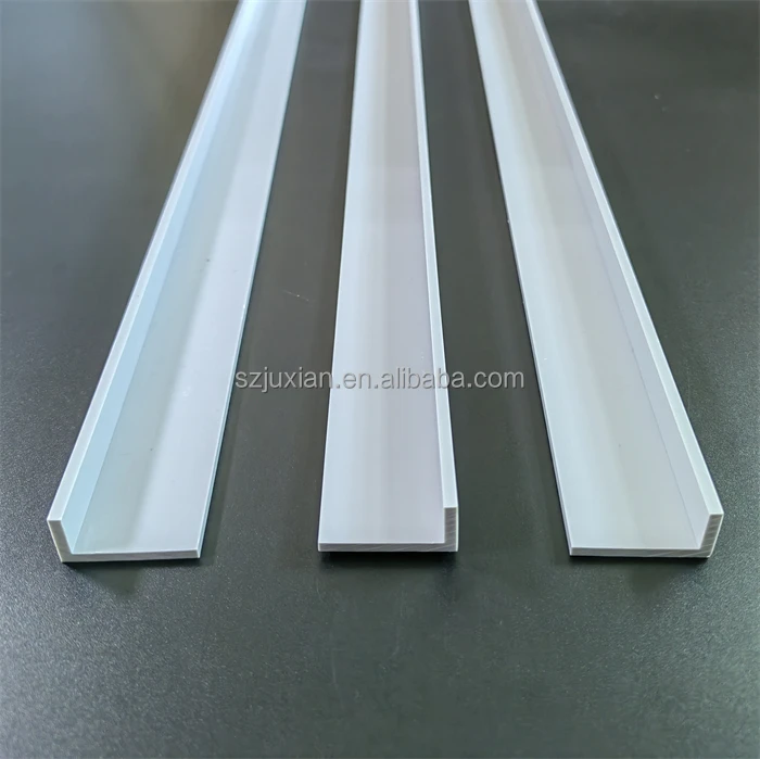 L Shape Rigid Pvc Profile/extruded Hard Plastic Profiles - Buy Pvc ...