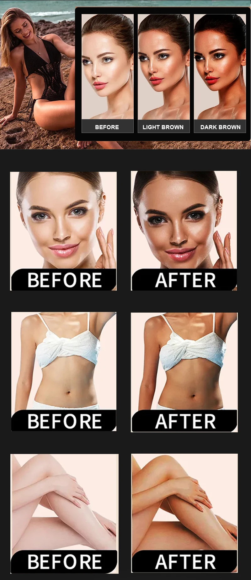 Hot Sale Extreme Strength Skinny Rapid Tan Nose Spray 10ml Sunless