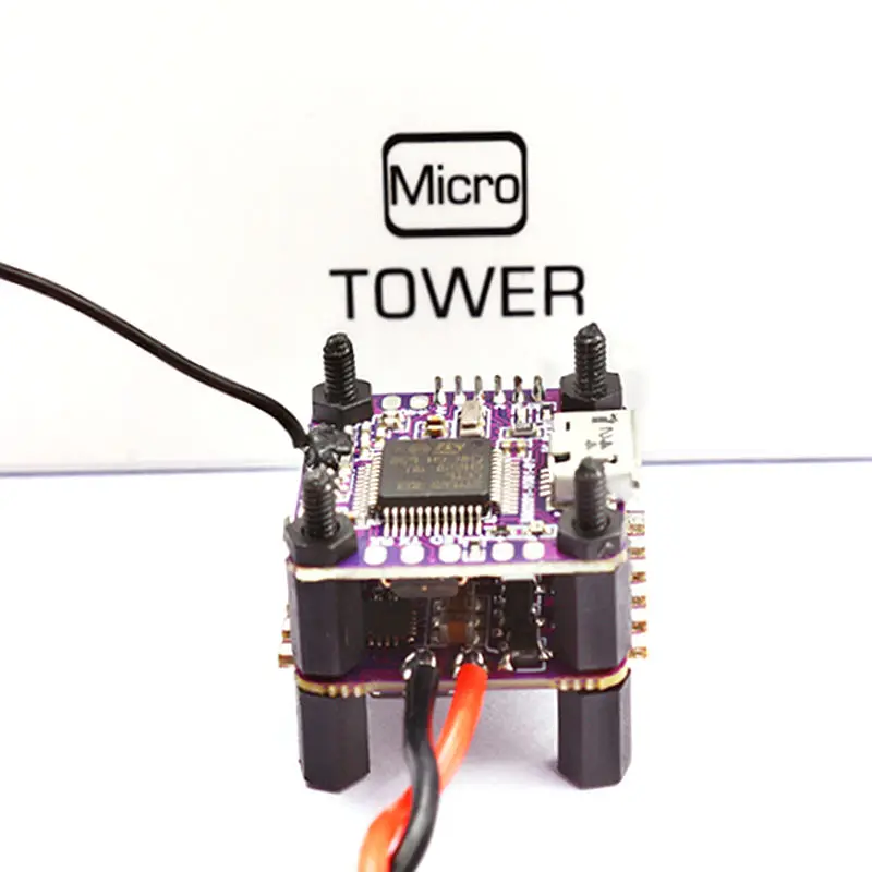 RC Raptor Micro Tower 4A 4 в 1 ESC & FC F3 комбинированный бесщеточный электронный контроллер скорости со встроенным приемником для дрона rc FPV