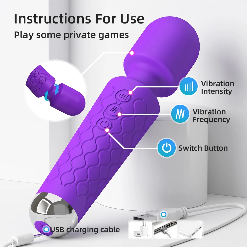 how to charge a wand vibrator Wanda Mini Pocket Play Wand Vibrator main image 1