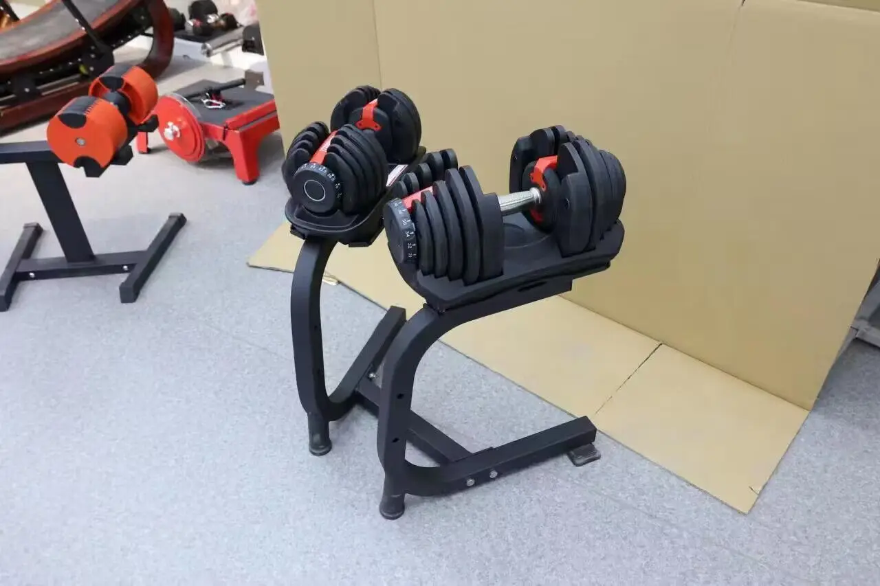 Body Workout 24kg Gym Equipment Fitness Accessories Strength Training  Wholesale Stocked Adjustable Dumbbell for Club