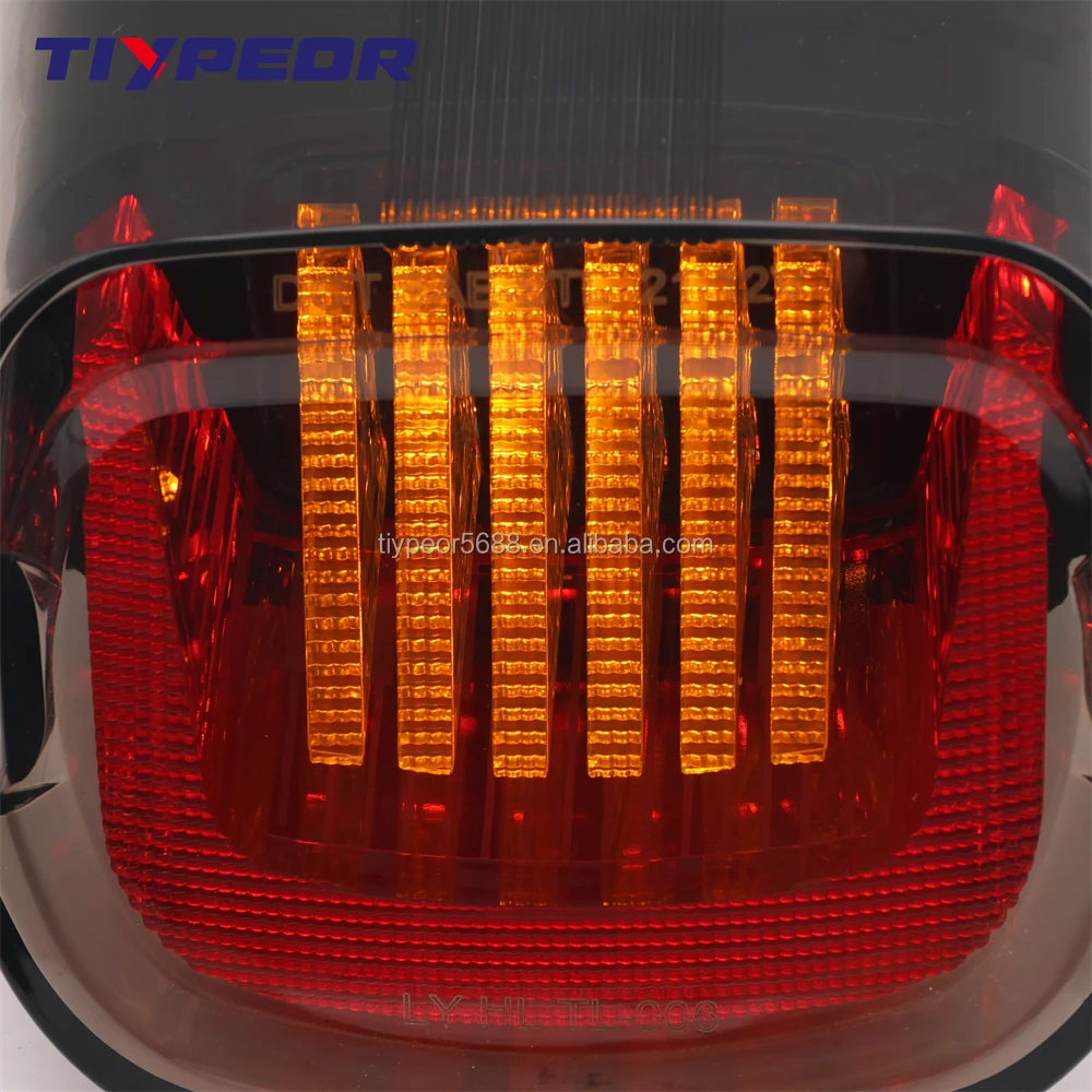 product tiypeor wholesale price hover taillight for harleys davidson tail lights motorcycle led lamp with clear smoked color-10