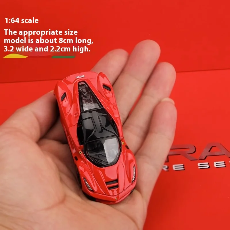 1:64 Scale Racing for Ferrari 458 LaFerrari 488 Die-Cast Miniature Alloy Car Model for Kids