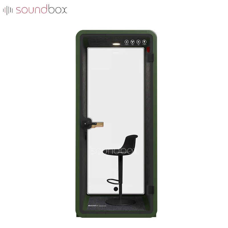 Soundbox High Quality Price Sound Proof Prefab Acoustic Office Phone Booth Acoustic Portable Office Pod Meeting