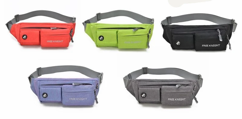 waterfly WATERFLY Fanny Pack Slim Soft Polyester Water Resistant