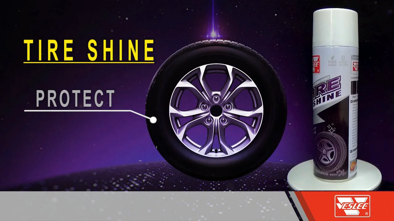 Other Type High Gloss Aerosol Spray 500ml Car Detailing Tire Shine