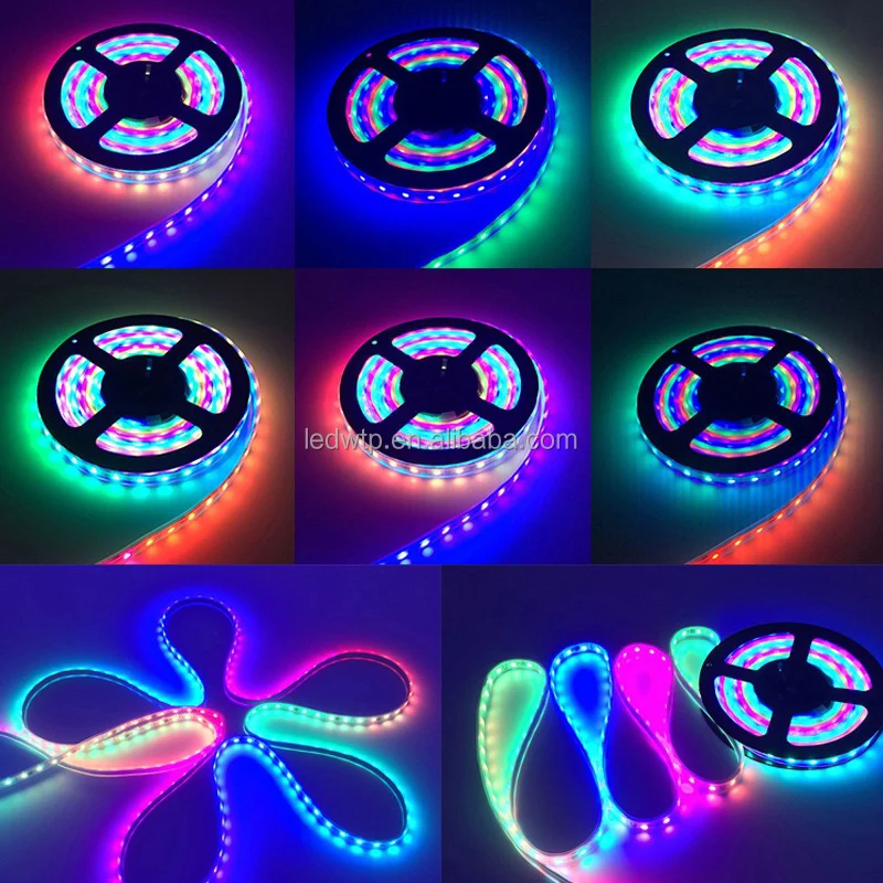 WS2812B Individually Addressable Led Strip Light 5050 Led Strip Tape ...