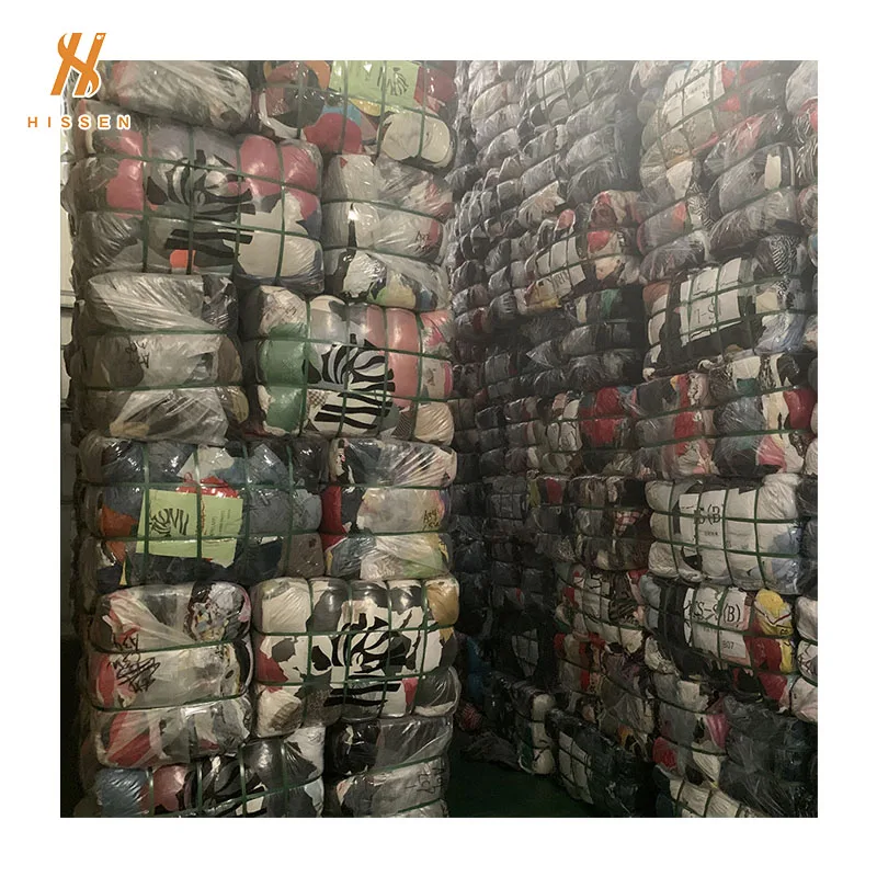 Jeans in Second Hand Unsorted Used Clothing Bales for Export
