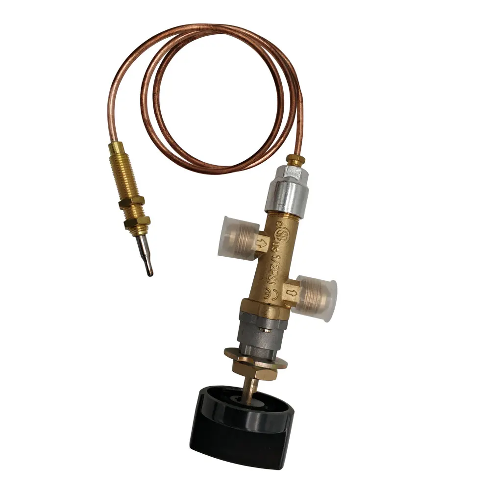 Propane lpg Gas Fire Pit Control Safety Valve Flame Failure Device Cock Gas Heater Valve with Thermocouple and Knob