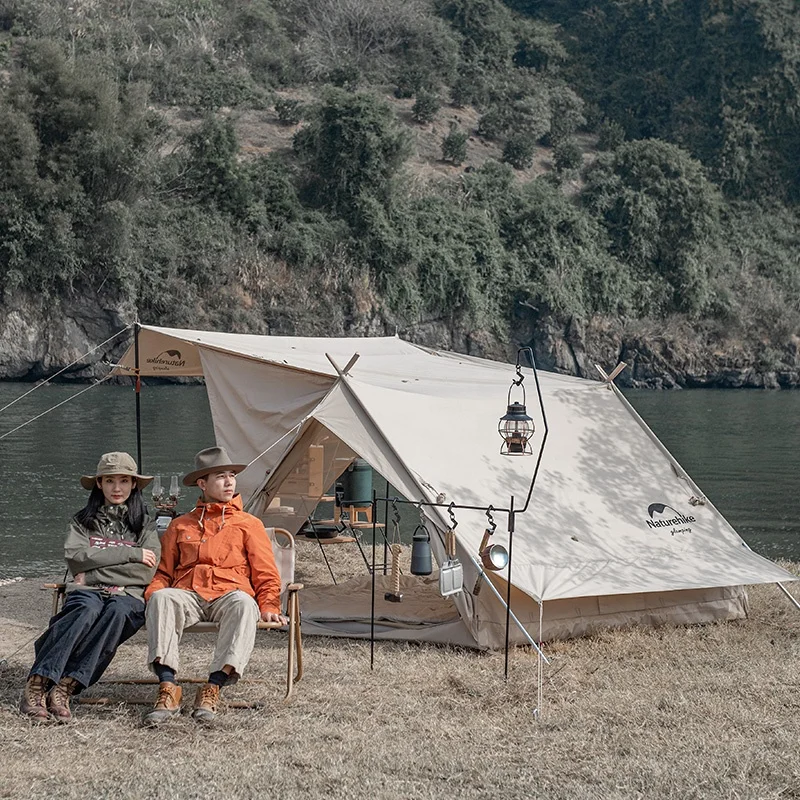 Naturehike Glamping Extend 4.8 Cotton Tent – Durable 4-Season