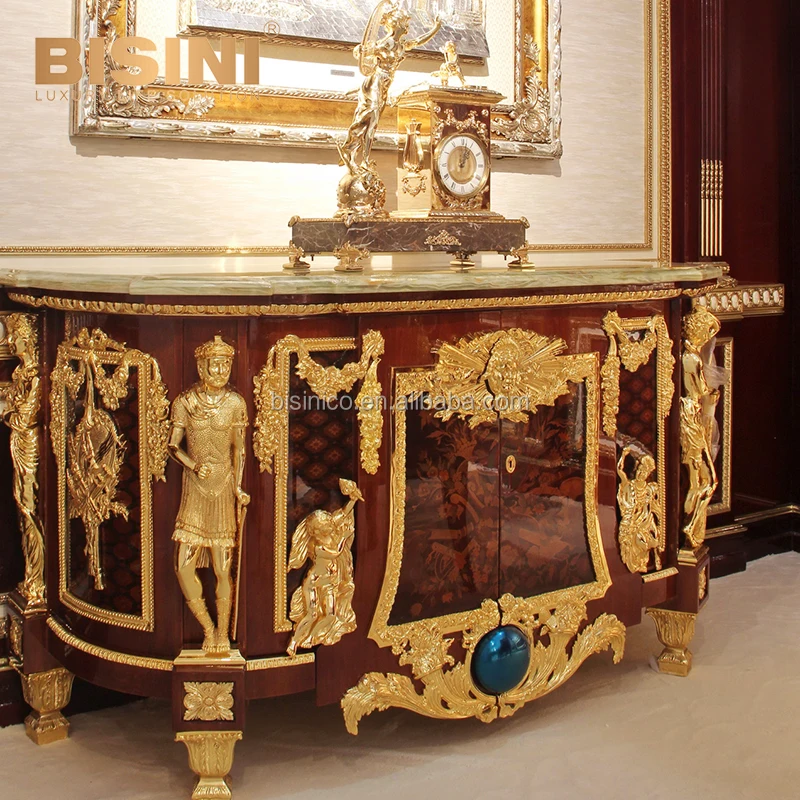 French Louis XV Antique Bureau Plat Library Office Desk, Sculpture