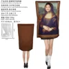 Mona Lisa mural dress