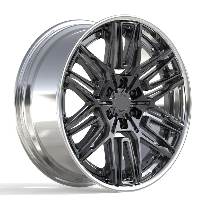 Forged Wheels 2 Piece Aluminum Alloy Rims 20 21 22 Inch Custom Carbon Fiber Wheels for bmw 5x112 Passenger Car Wheels factory