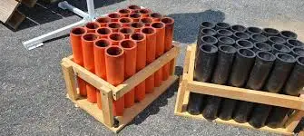 3 Inch 10 Shot Display Shell Fireworks Wooden Racks