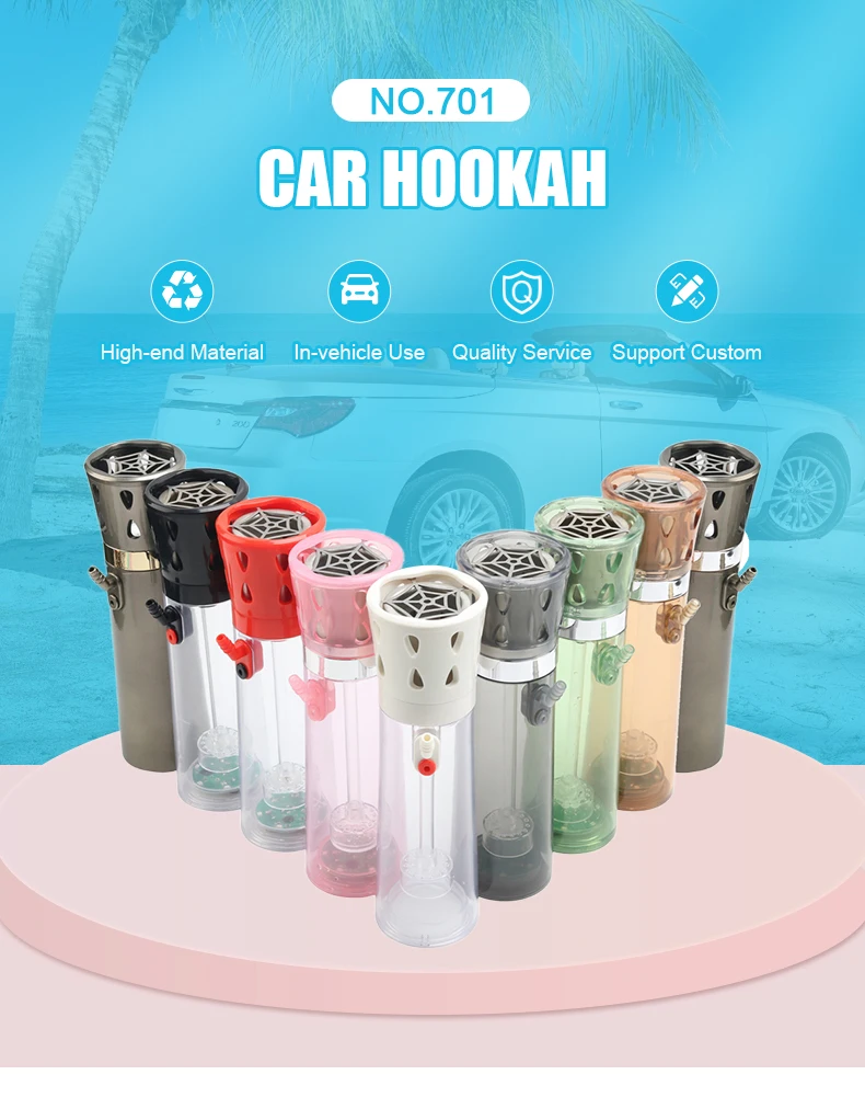 Portable Travel Huka Chicha Wookah Shisha Car Hookah Cup Sheesha